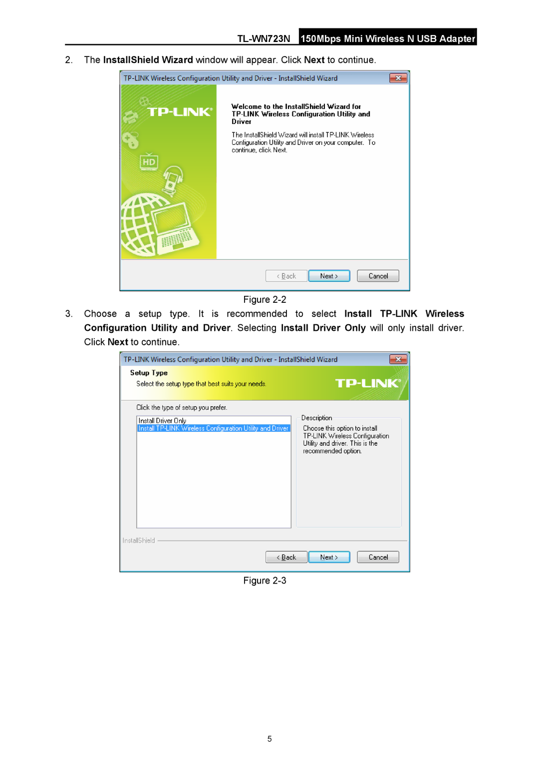 TP-Link manual TL-WN723N150Mbps Mini Wireless N USB Adapter 