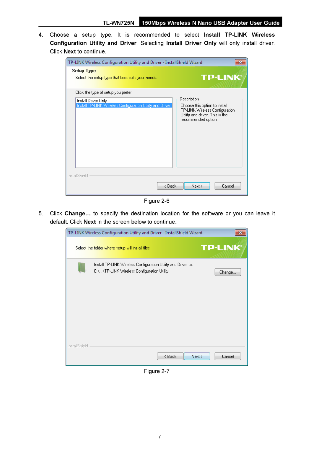 TP-Link TL-WN725N manual 