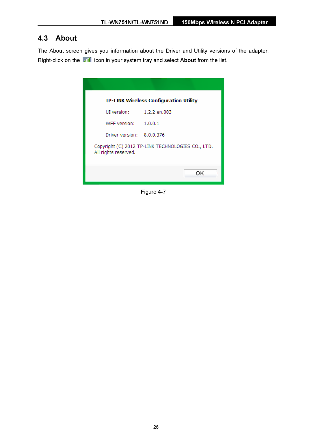 TP-Link TTL-WN751N manual About 