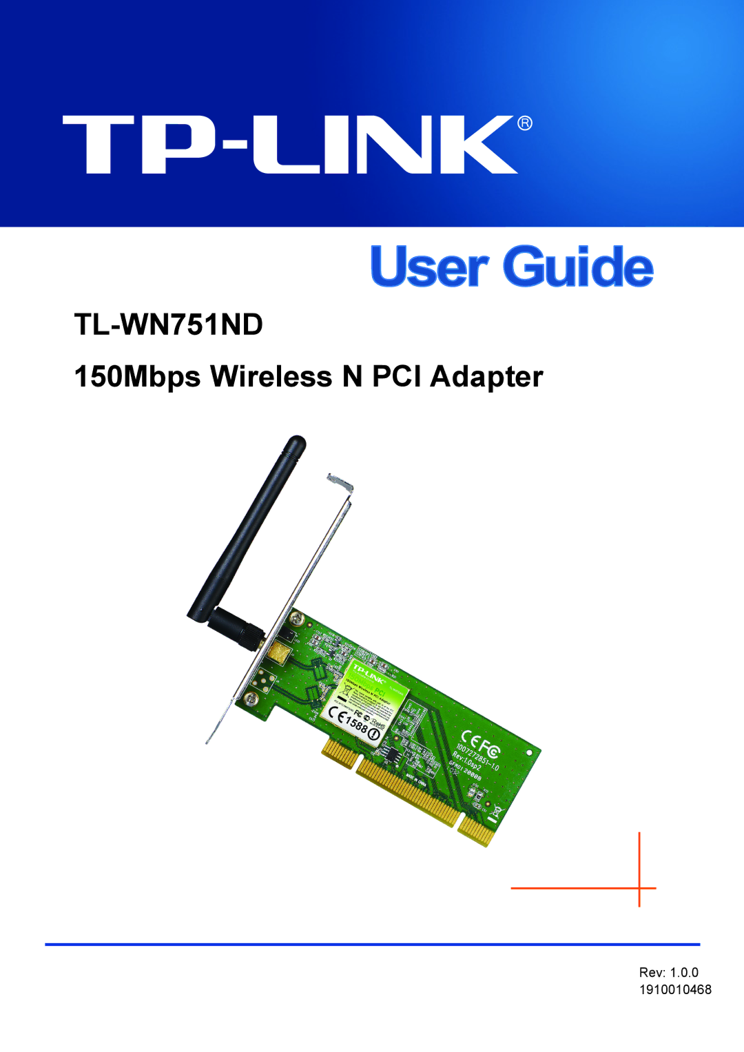 TP-Link TL-WN751ND manual 