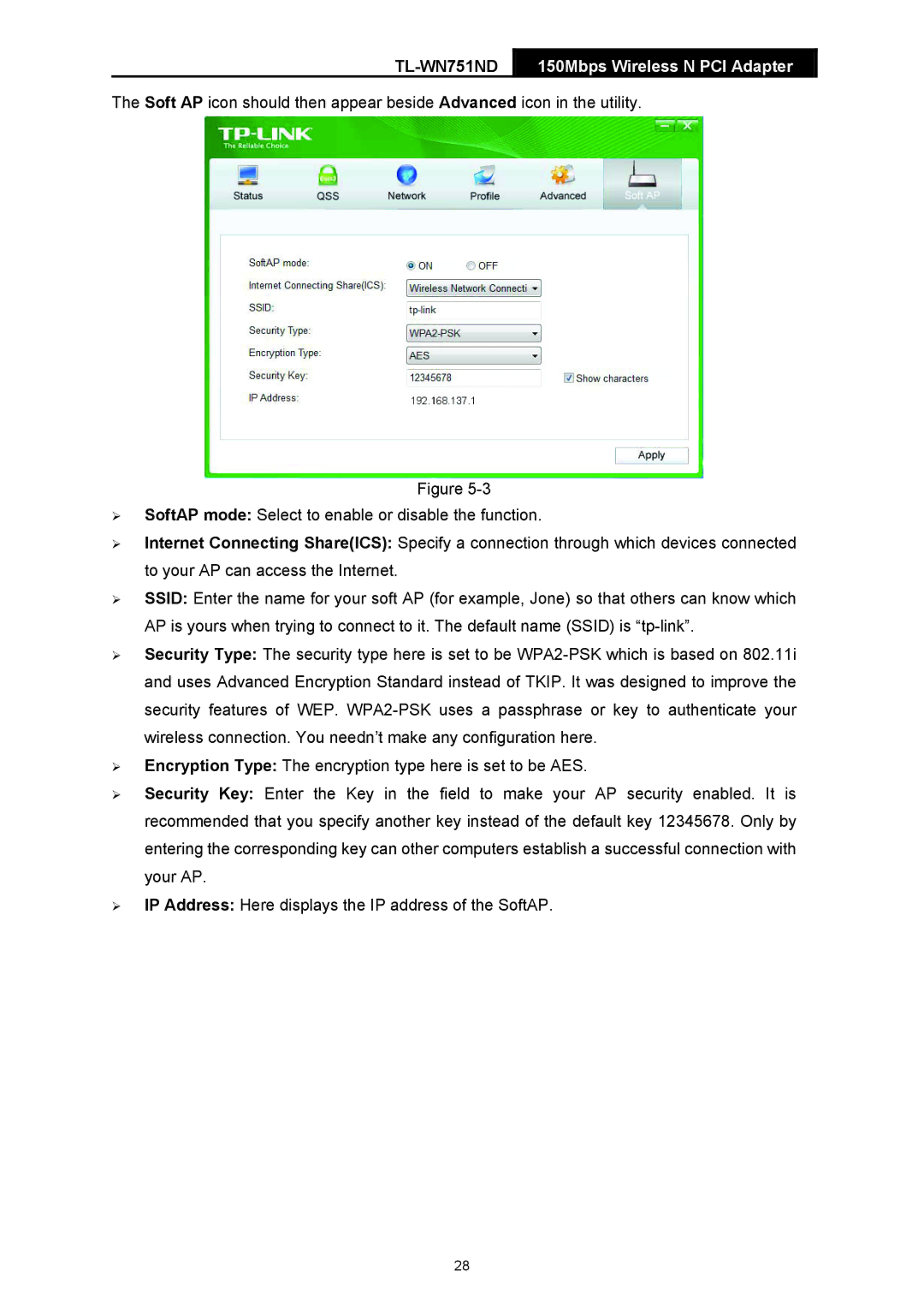 TP-Link TL-WN751ND manual 