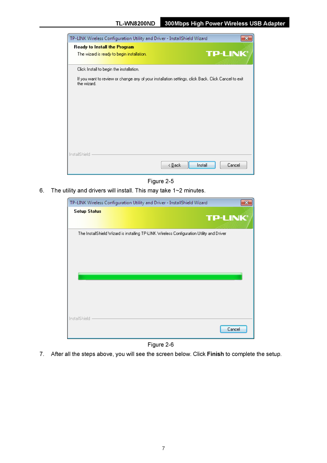 TP-Link manual TL-WN8200ND300Mbps High Power Wireless USB Adapter 