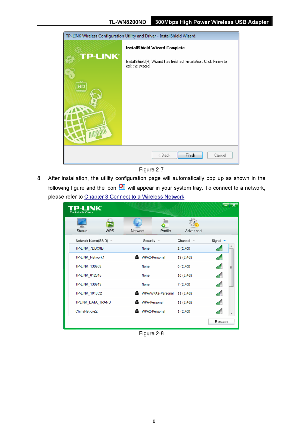 TP-Link manual TL-WN8200ND300Mbps High Power Wireless USB Adapter 