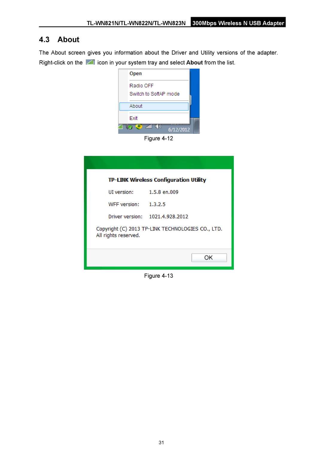 TP-Link TL-WN822N manual About 