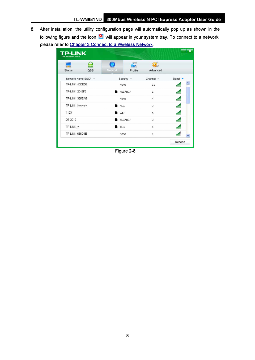 TP-Link manual TL-WN881ND 300Mbps Wireless N PCI Express Adapter User Guide 
