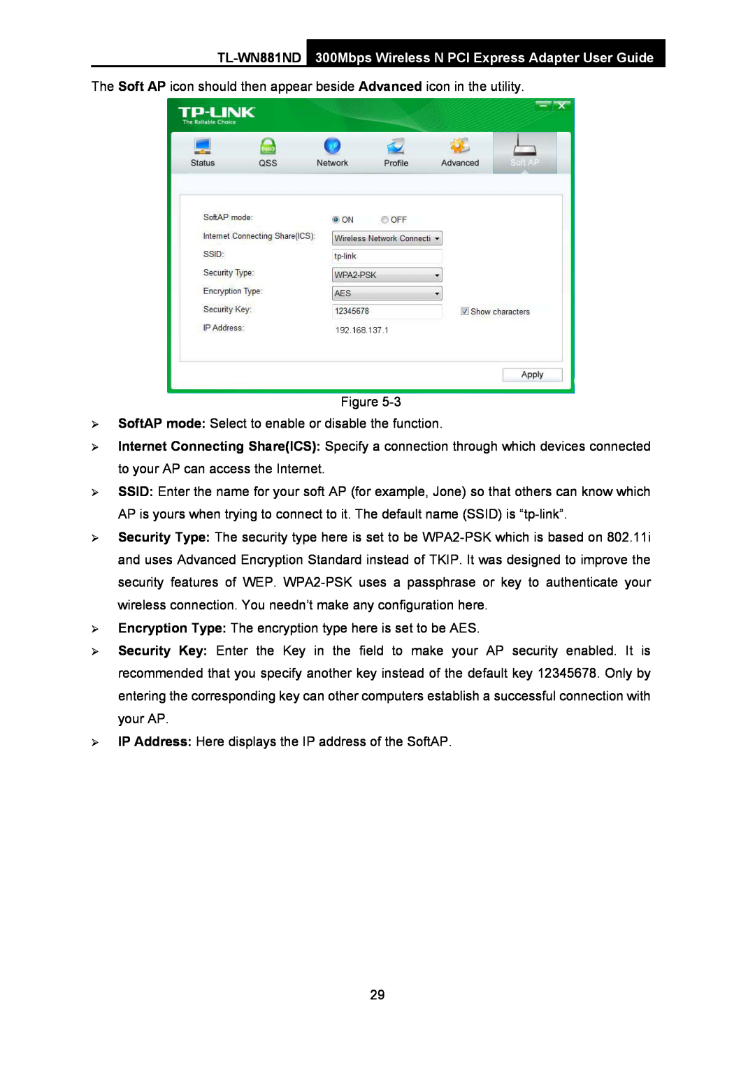 TP-Link manual TL-WN881ND 300Mbps Wireless N PCI Express Adapter User Guide 