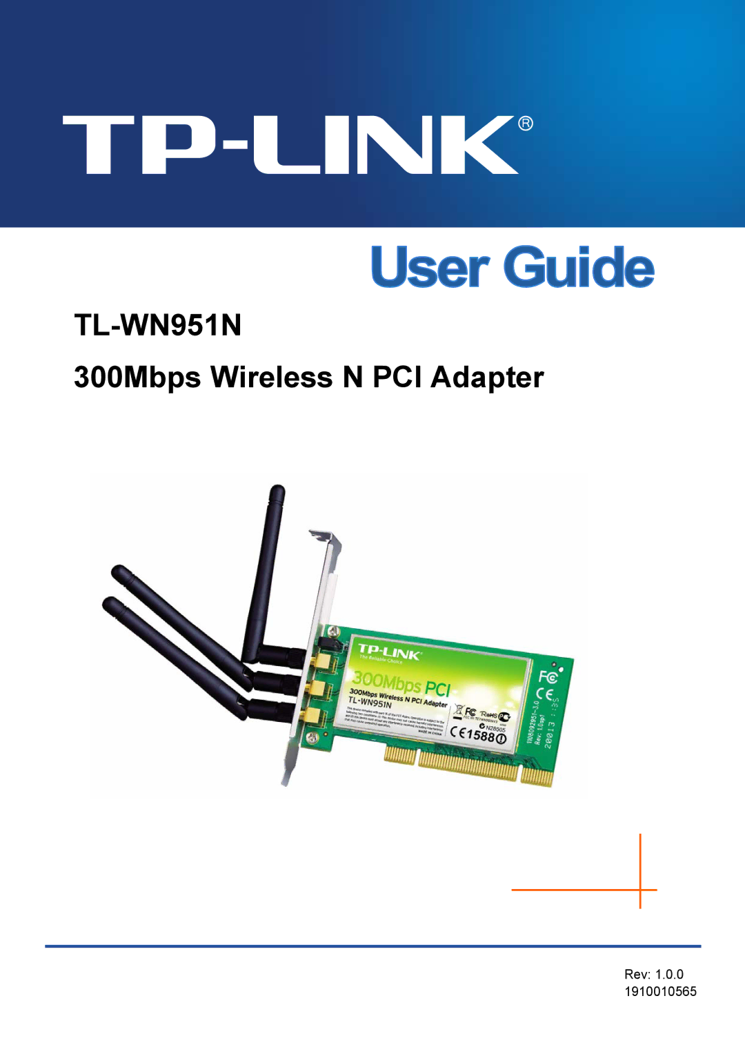 TP-Link TL-WN951-N manual TL-WN951N 