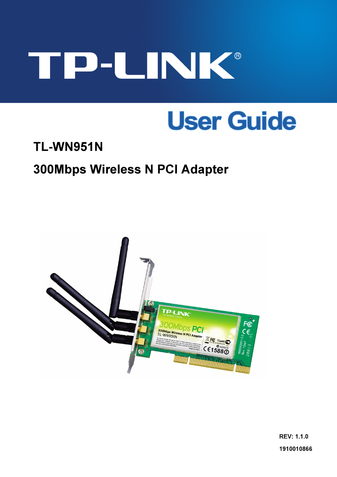 TP-Link TL-WN951N manual 