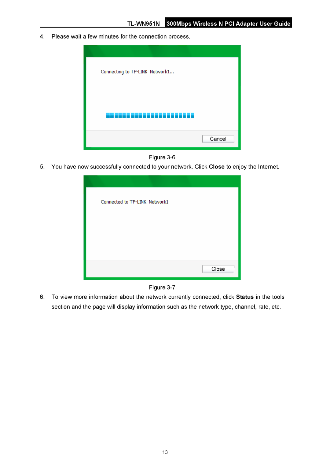 TP-Link manual TL-WN951N300Mbps Wireless N PCI Adapter User Guide 