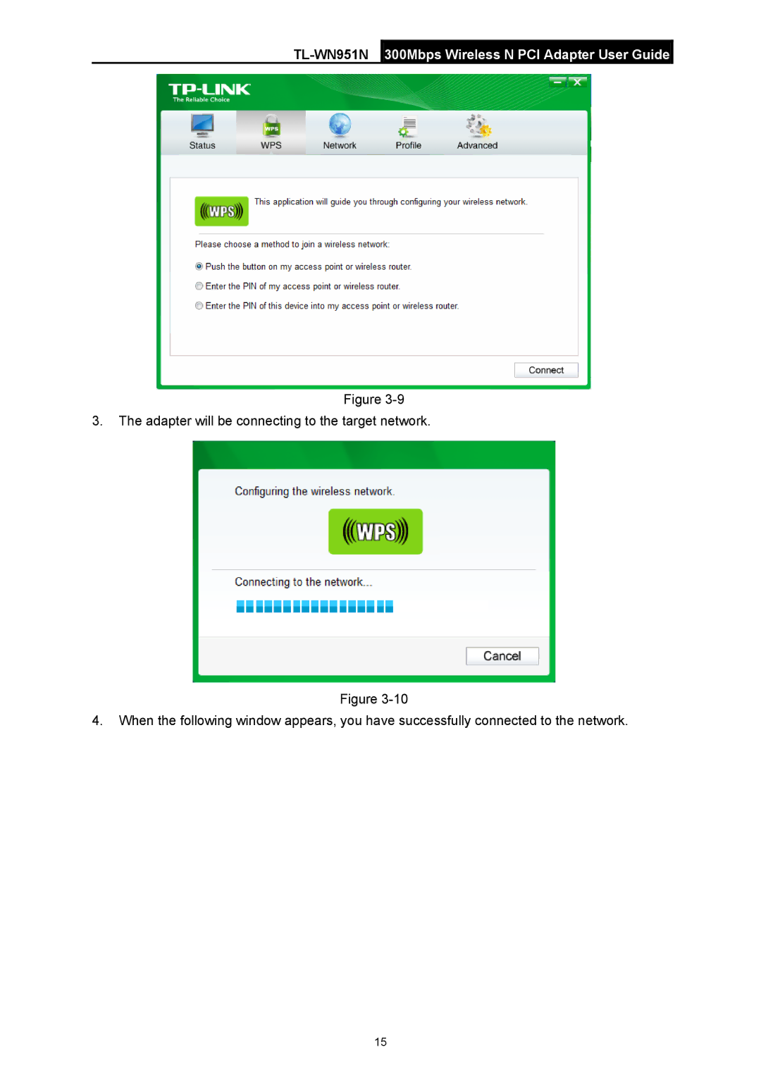 TP-Link manual TL-WN951N300Mbps Wireless N PCI Adapter User Guide 