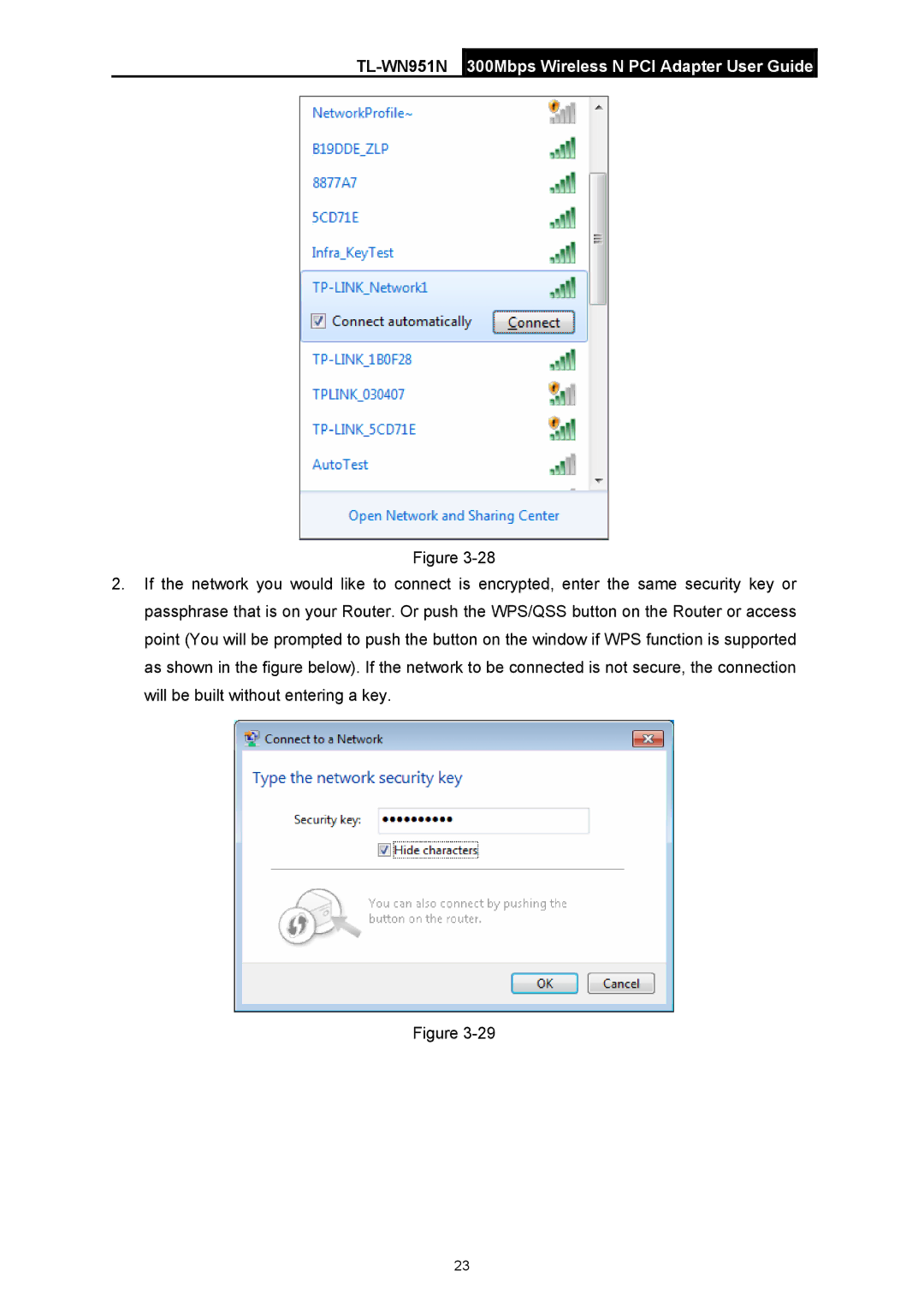 TP-Link manual TL-WN951N300Mbps Wireless N PCI Adapter User Guide 