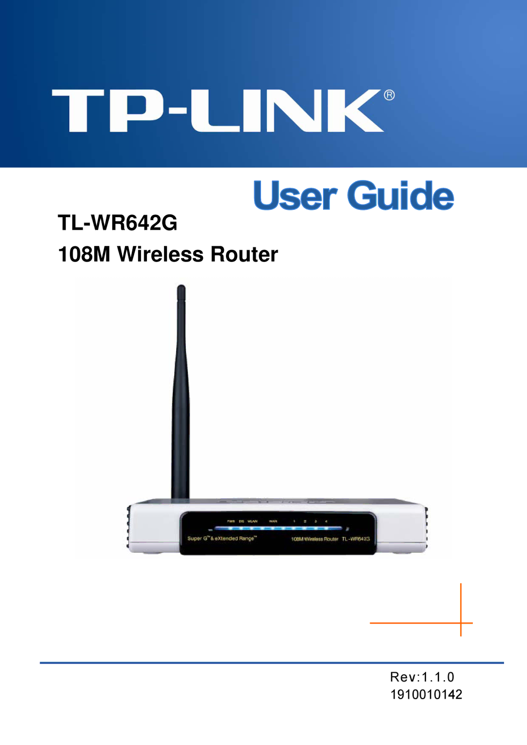 TP-Link TL-WR642G manual 