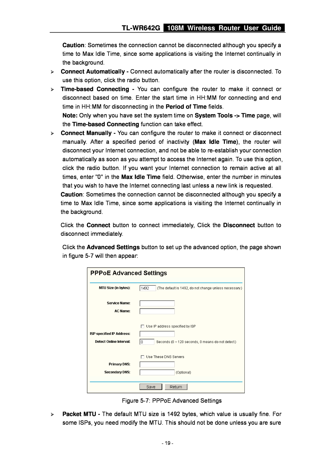 TP-Link manual TL-WR642G 108M Wireless Router User Guide 