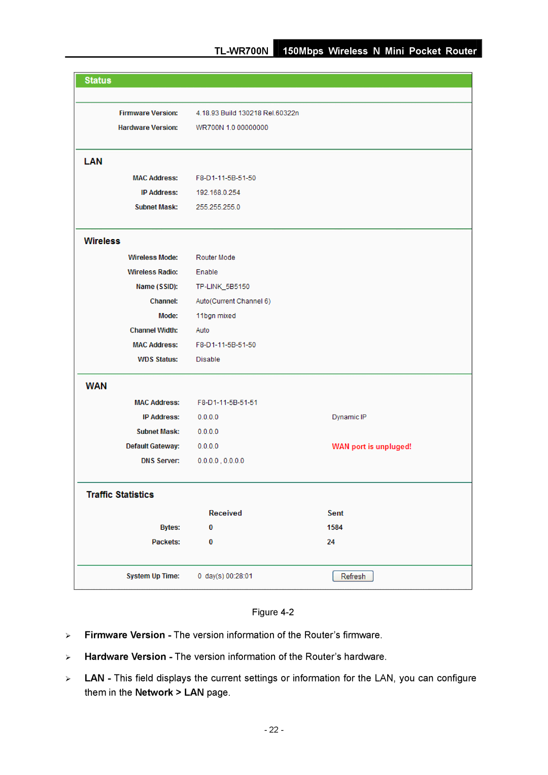 TP-Link TL-WR700N manual 