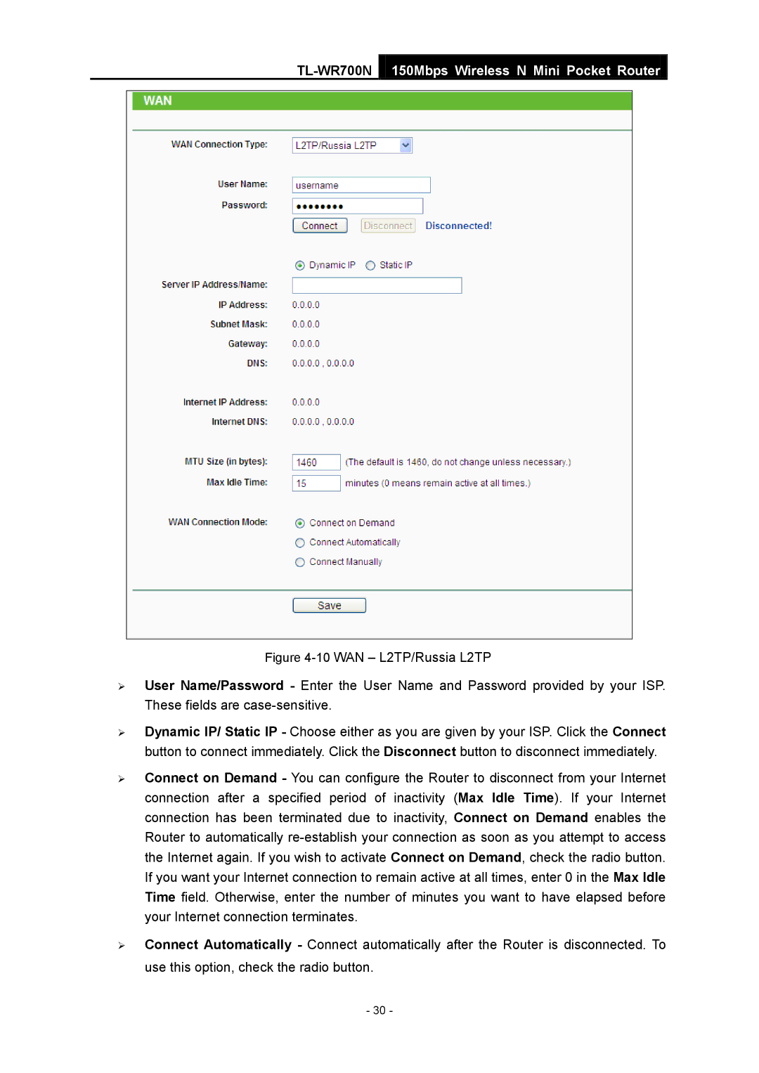 TP-Link TL-WR700N manual 