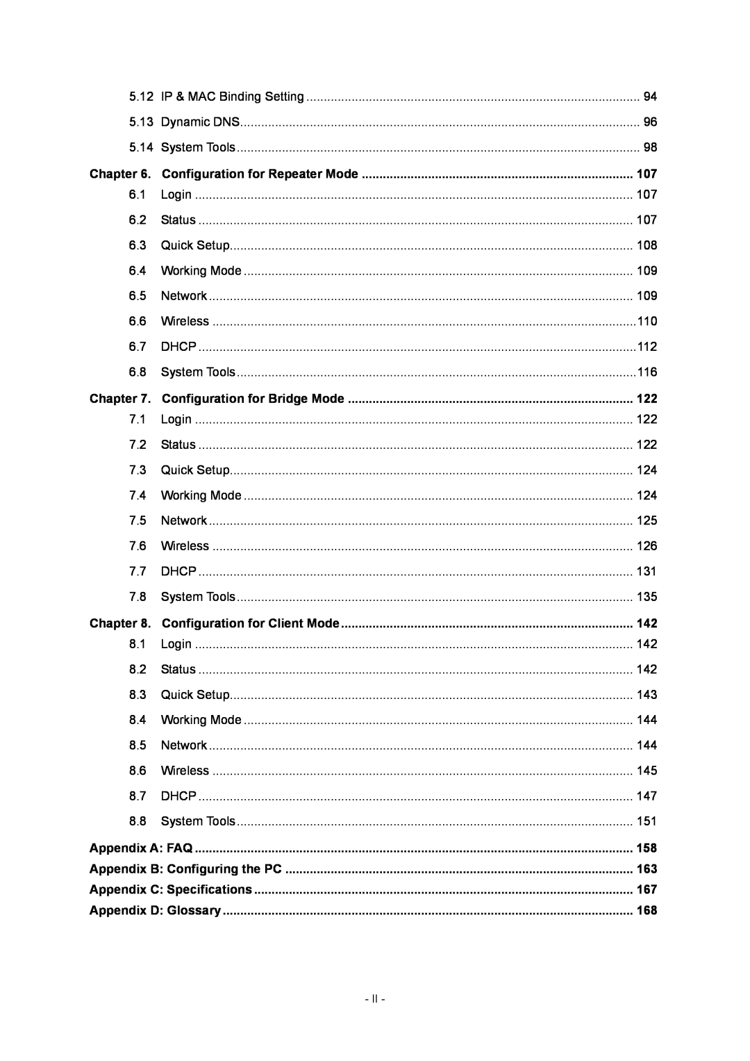 TP-Link TL-WR700N manual Configuration for Repeater Mode 