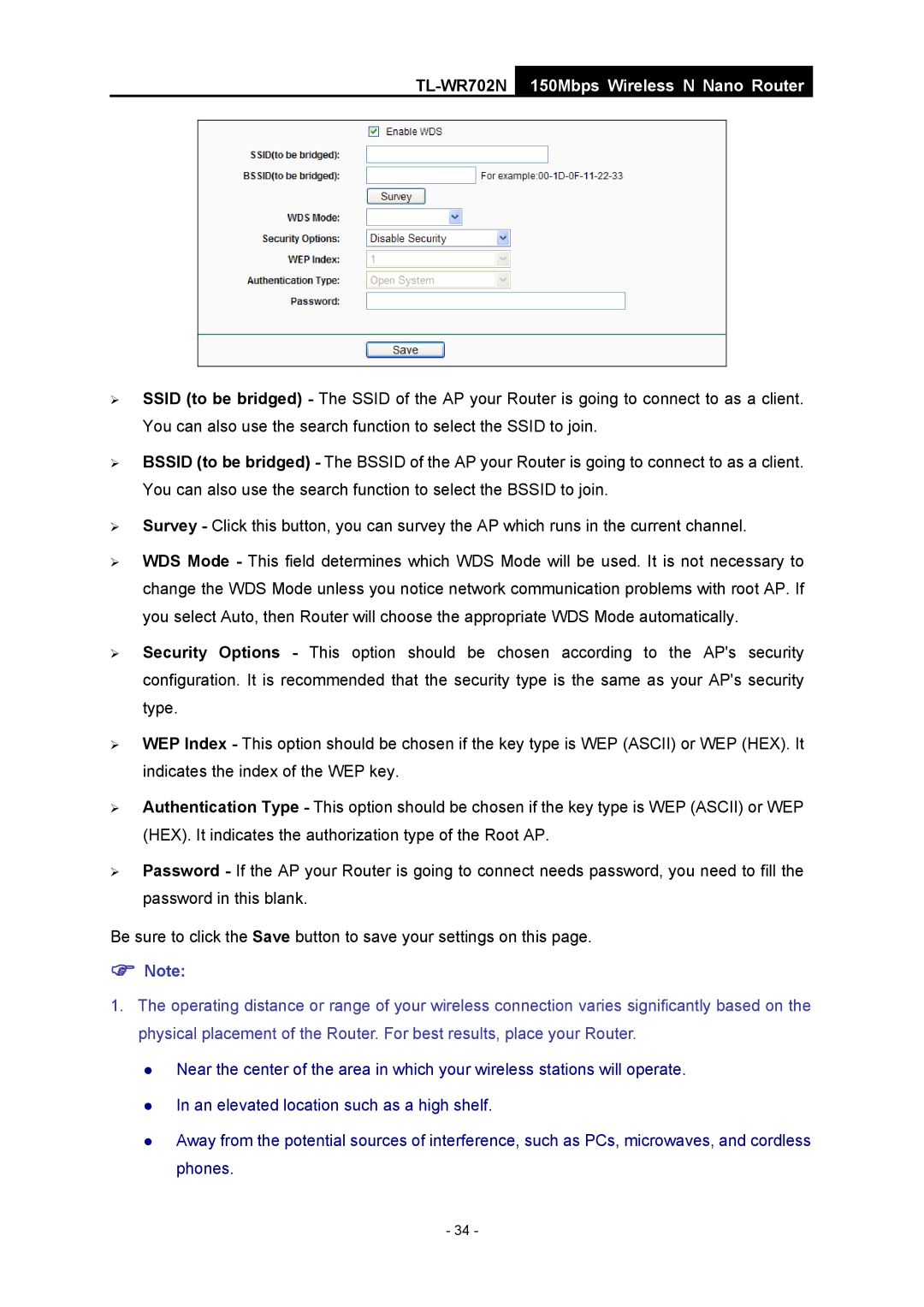 TP-Link TL-WR702N manual 