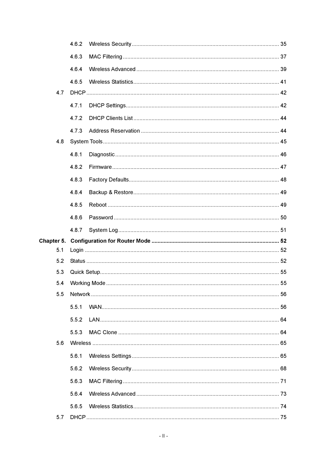 TP-Link TL-WR702N manual Dhcp 