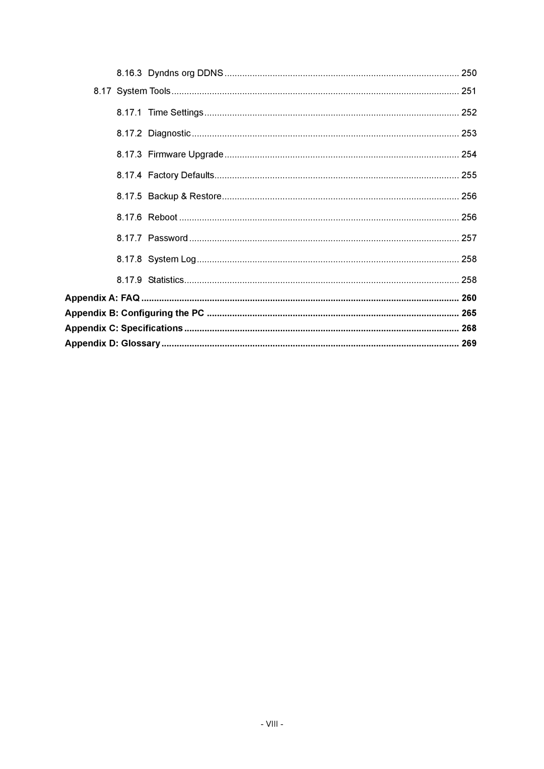 TP-Link TL-WR710N manual 260 