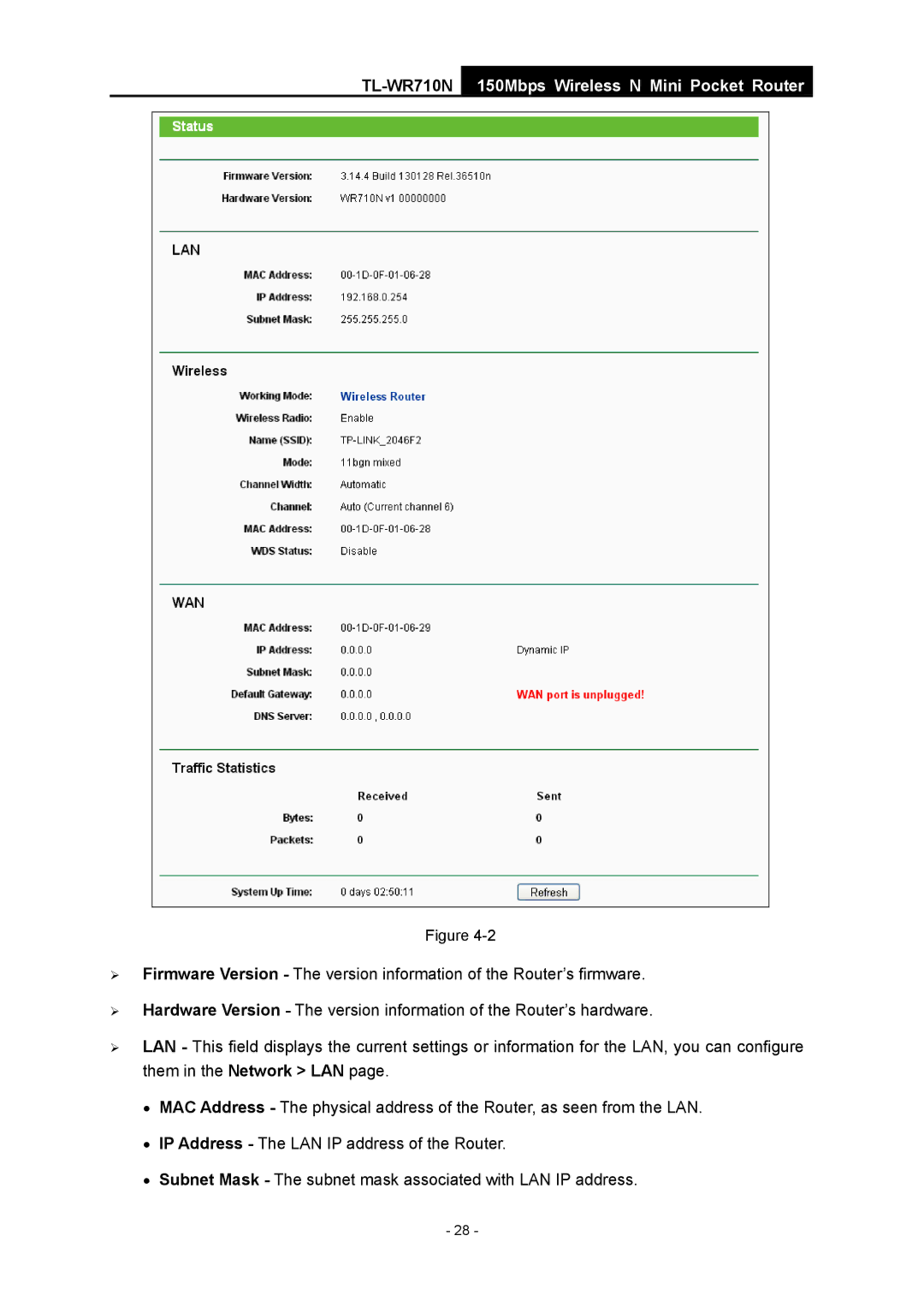 TP-Link TL-WR710N manual 