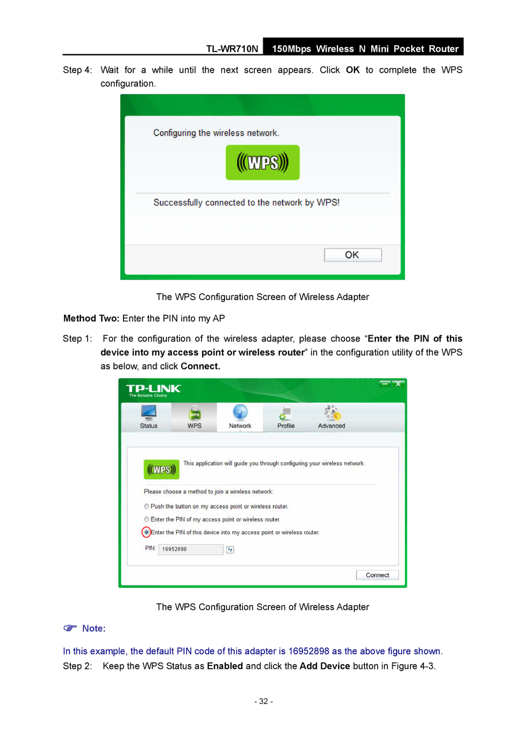 TP-Link TL-WR710N manual 