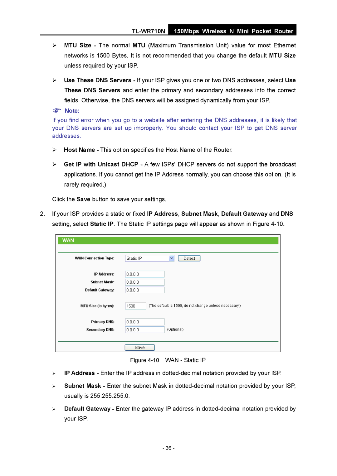 TP-Link TL-WR710N manual 