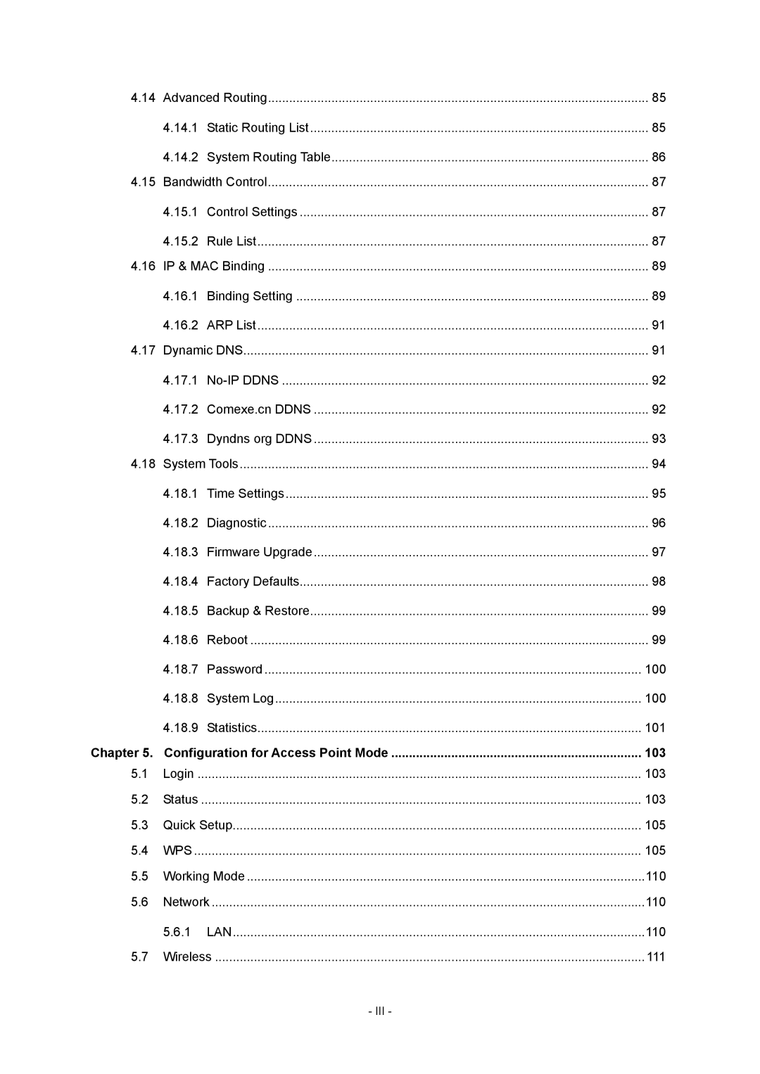 TP-Link TL-WR710N manual 103 