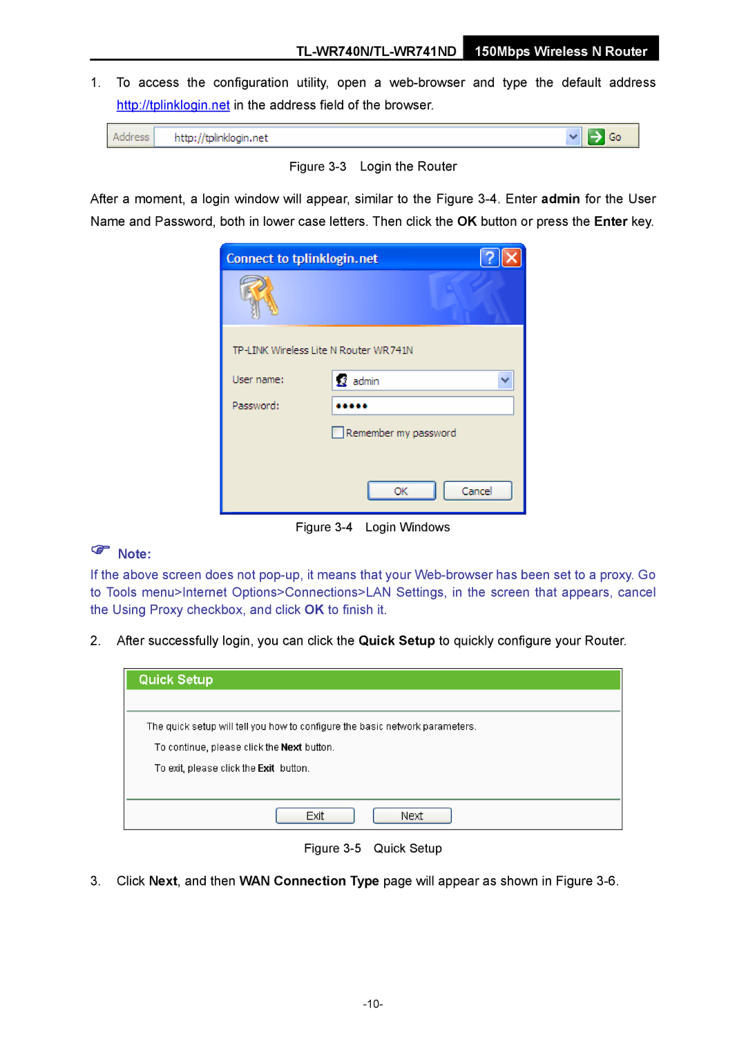 TP-Link TL-WR741ND manual 3Login the Router 