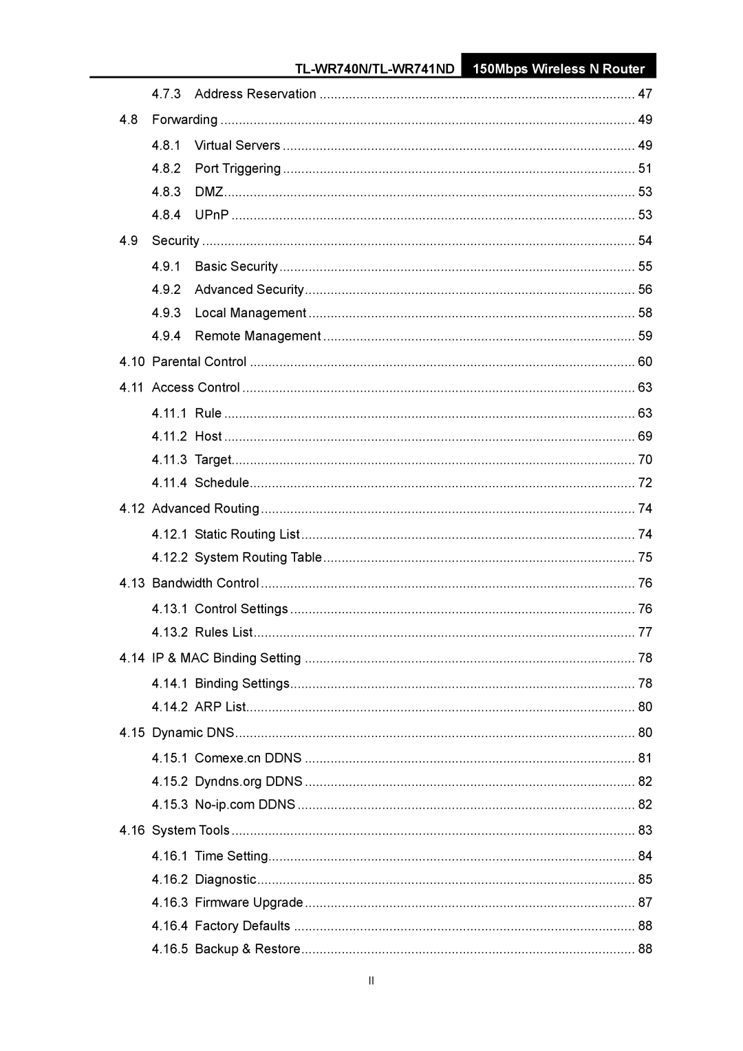 TP-Link manual TL-WR740N/TL-WR741ND 