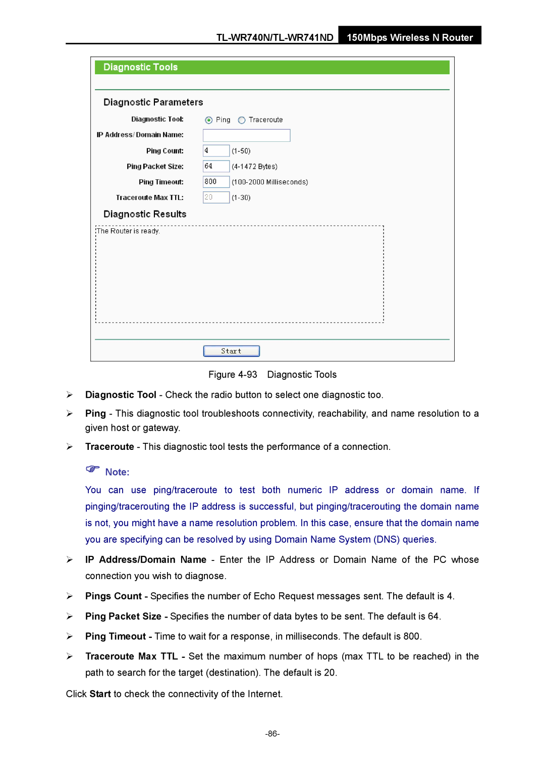 TP-Link manual TL-WR740N/TL-WR741ND150Mbps Wireless N Router 