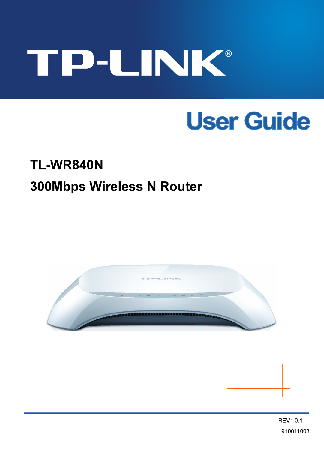 TP-Link TL-WR840N manual 