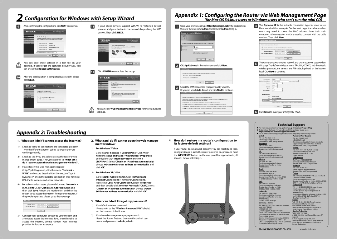 TP-Link TL-WR841HP appendix Appendix 2 Troubleshooting, What can I do if I cannot access the Internet? 