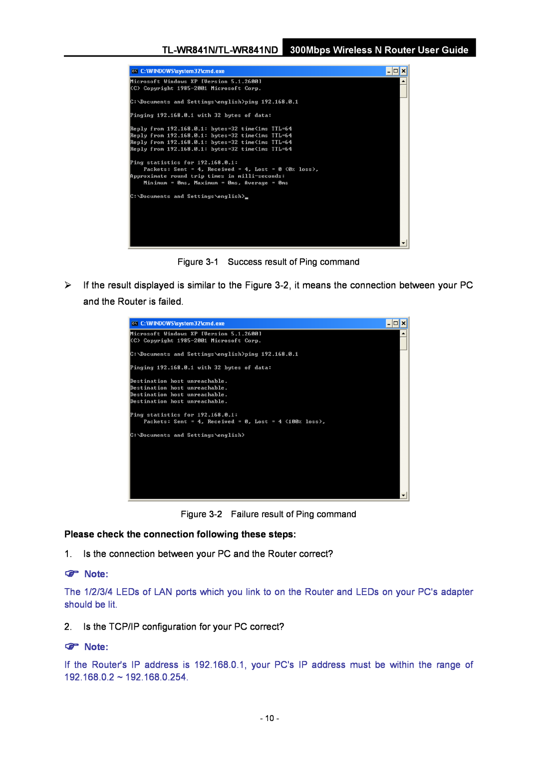 TP-Link TL-WR841N manual Please check the connection following these steps 