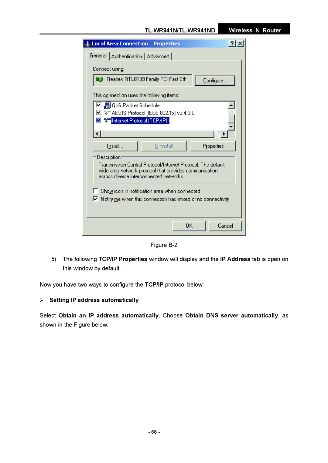 TP-Link TL-WR941ND manual Shown in the Figure below 