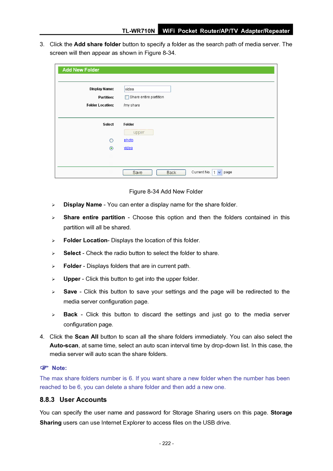 TP-Link WiFi Pocket Router/AP/TV Adapter/repeater manual 222 