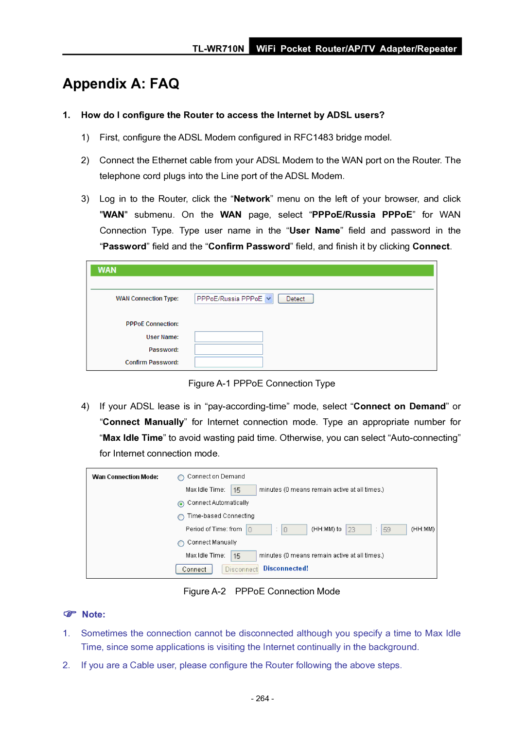 TP-Link WiFi Pocket Router/AP/TV Adapter/repeater manual Appendix a FAQ 