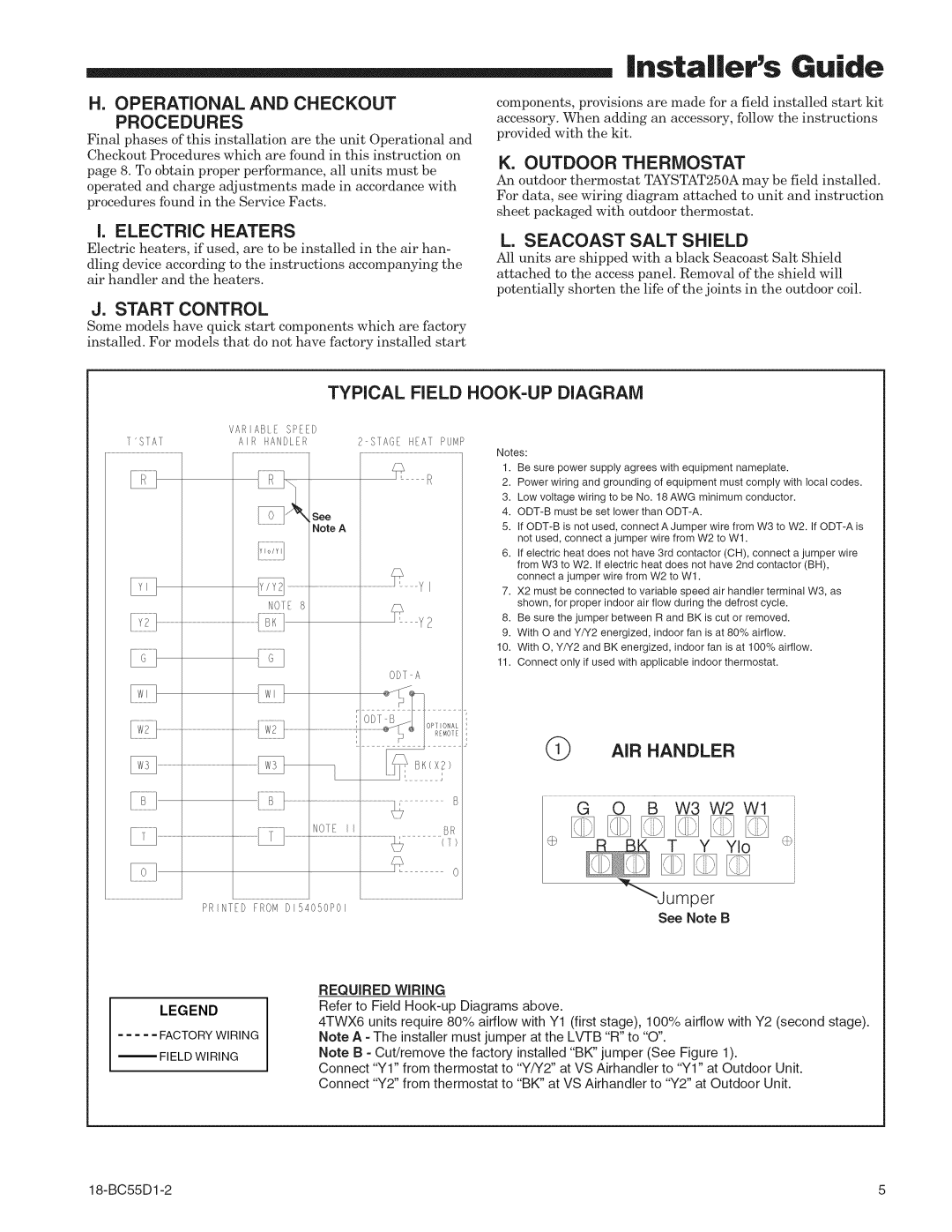 Trane 4TWX6036B, 4TWX606OB, 4TWX6024B, 4TWX6048B, 18-BC55D1-2 manual Procedures, Seacoast Salt Shield 