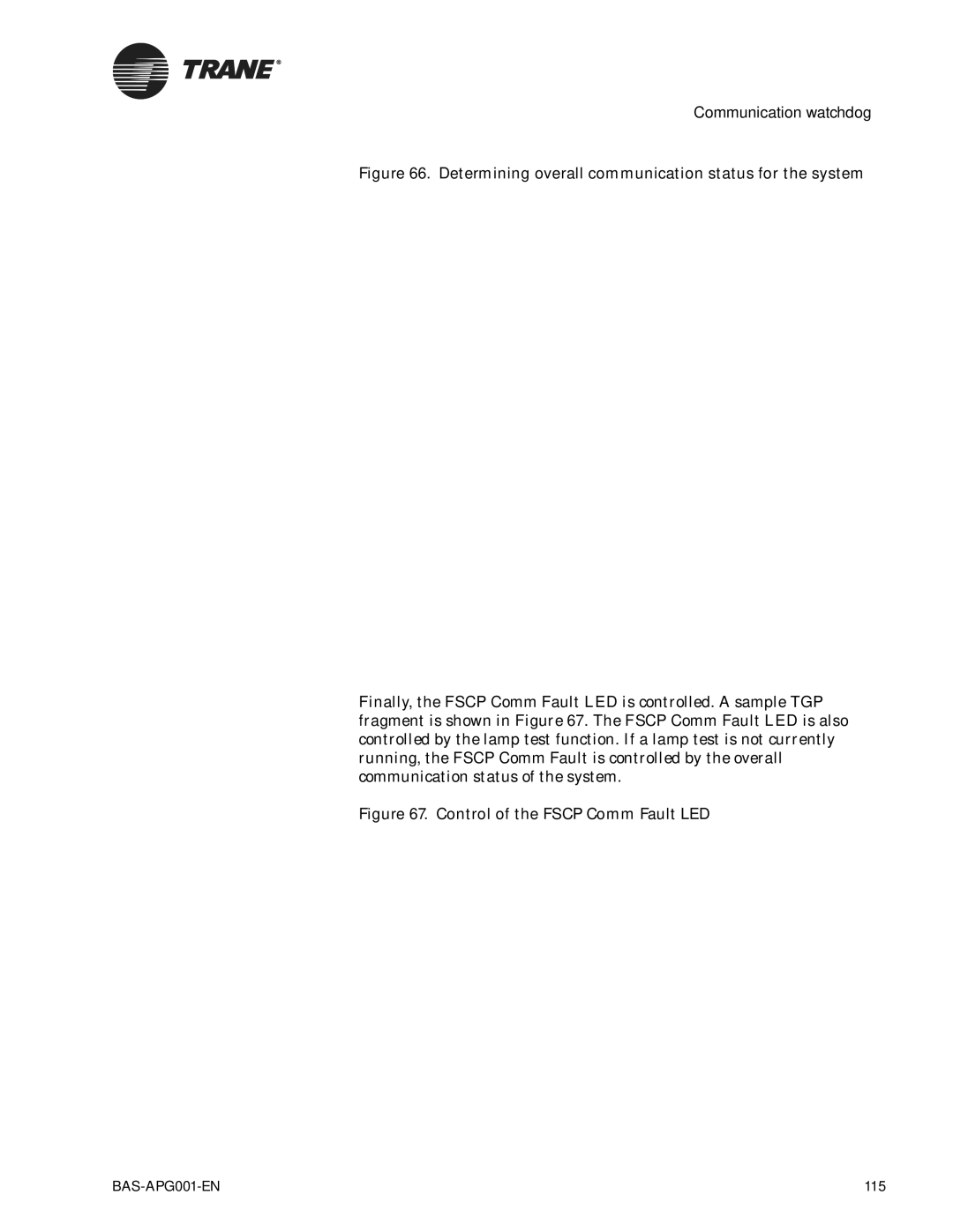 Trane Engineered Smoke Control System for Tracer Summit manual Determining overall communication status for the system 