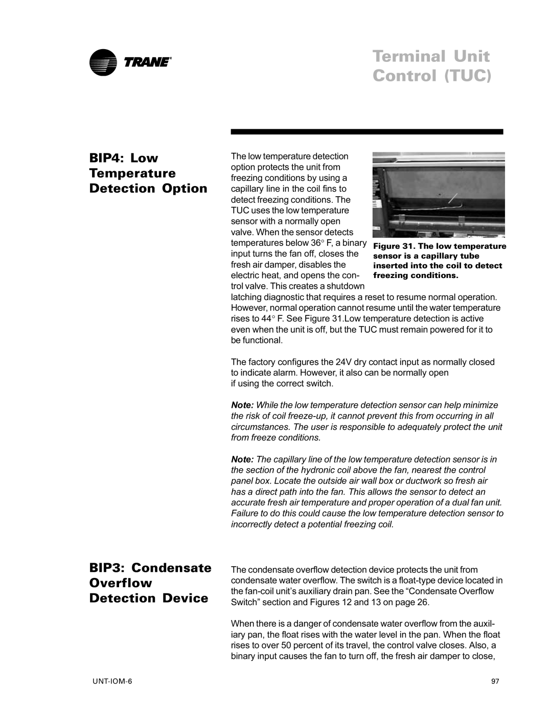 Trane LO manual UNT-IOM-6 