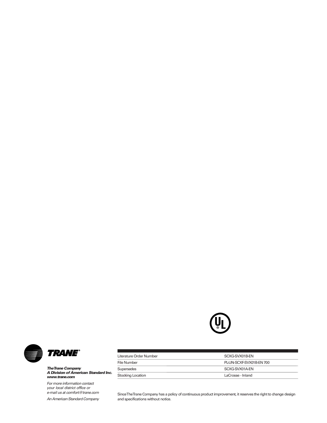 Trane Modu manual TheTrane Company 