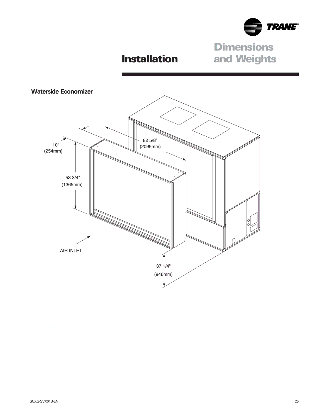 Trane Modu manual Waterside Economizer 