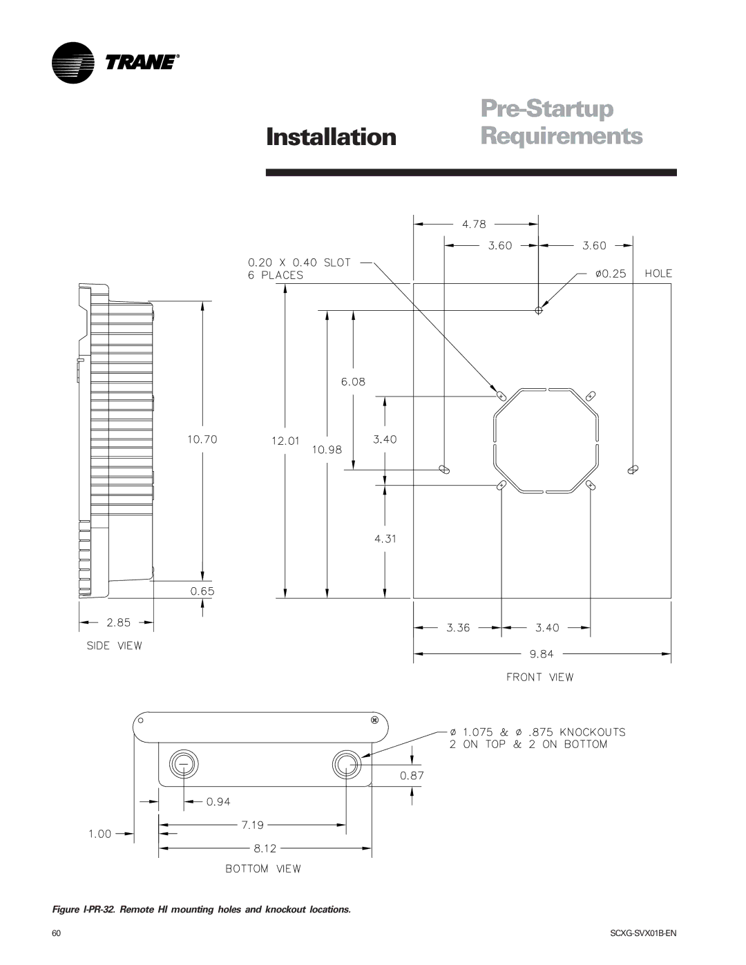 Trane Modu manual Pre-Startup 