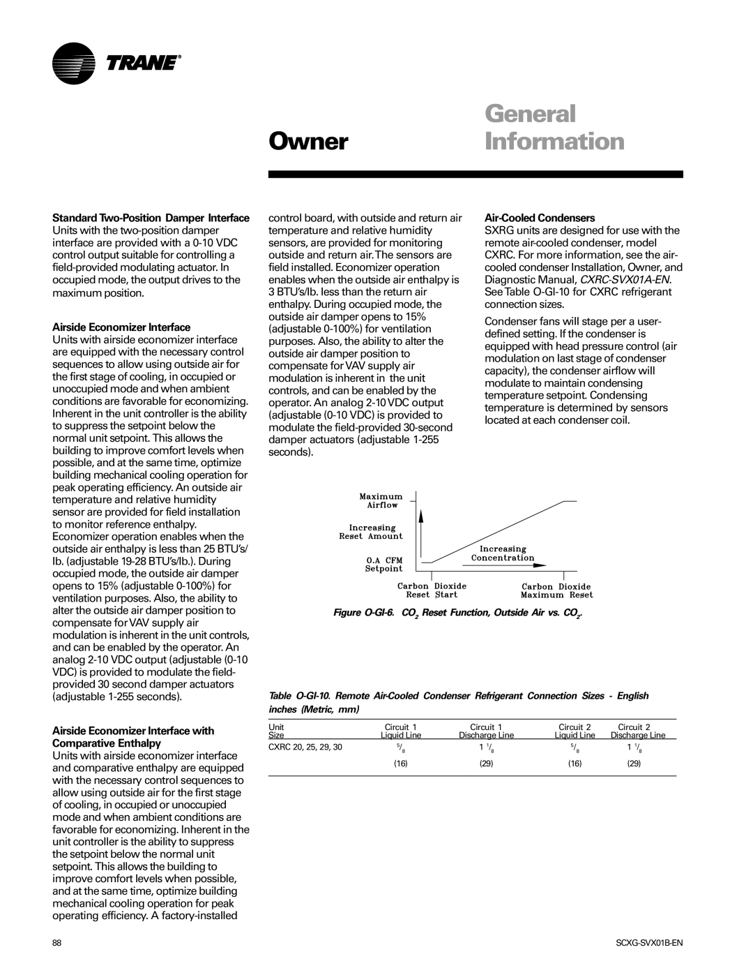 Trane Modu manual Air-Cooled Condensers, Airside Economizer Interface with Comparative Enthalpy 