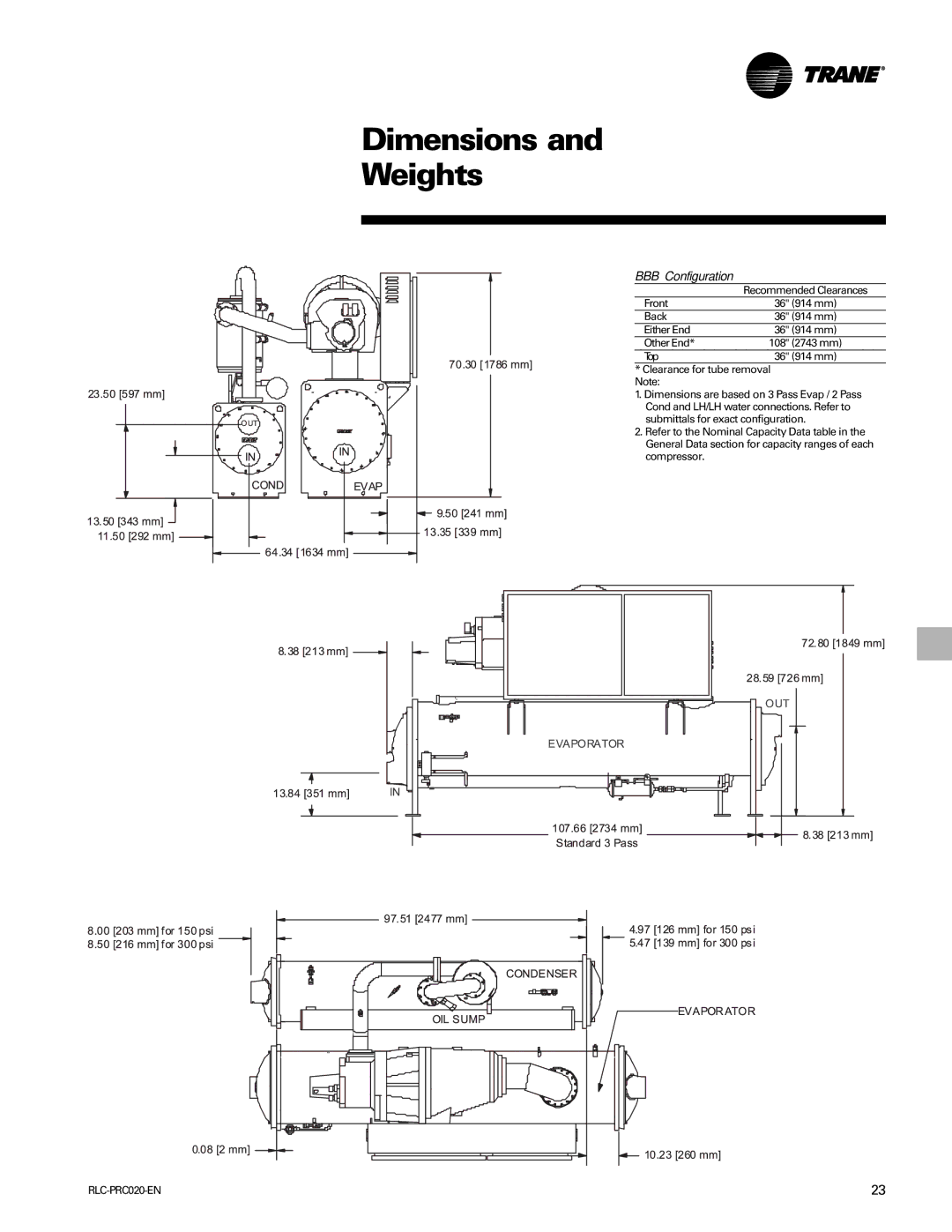 Trane RTHD manual BBB Configuration 