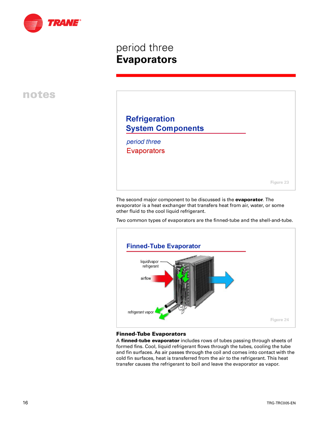 Trane trg-trc005-en manual Finned-Tube Evaporators 