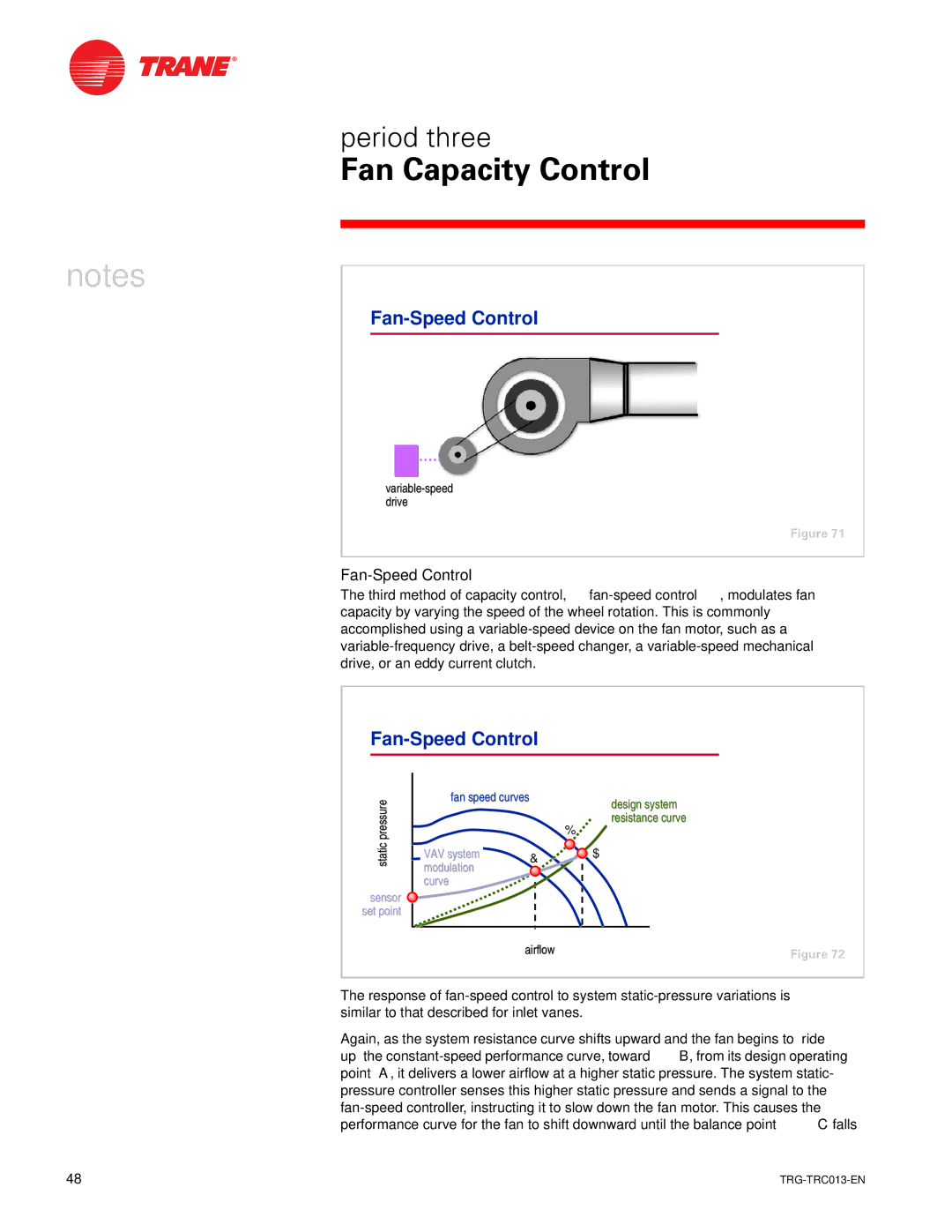 Trane TRG-TRC013-EN manual Fan-Speed Control 