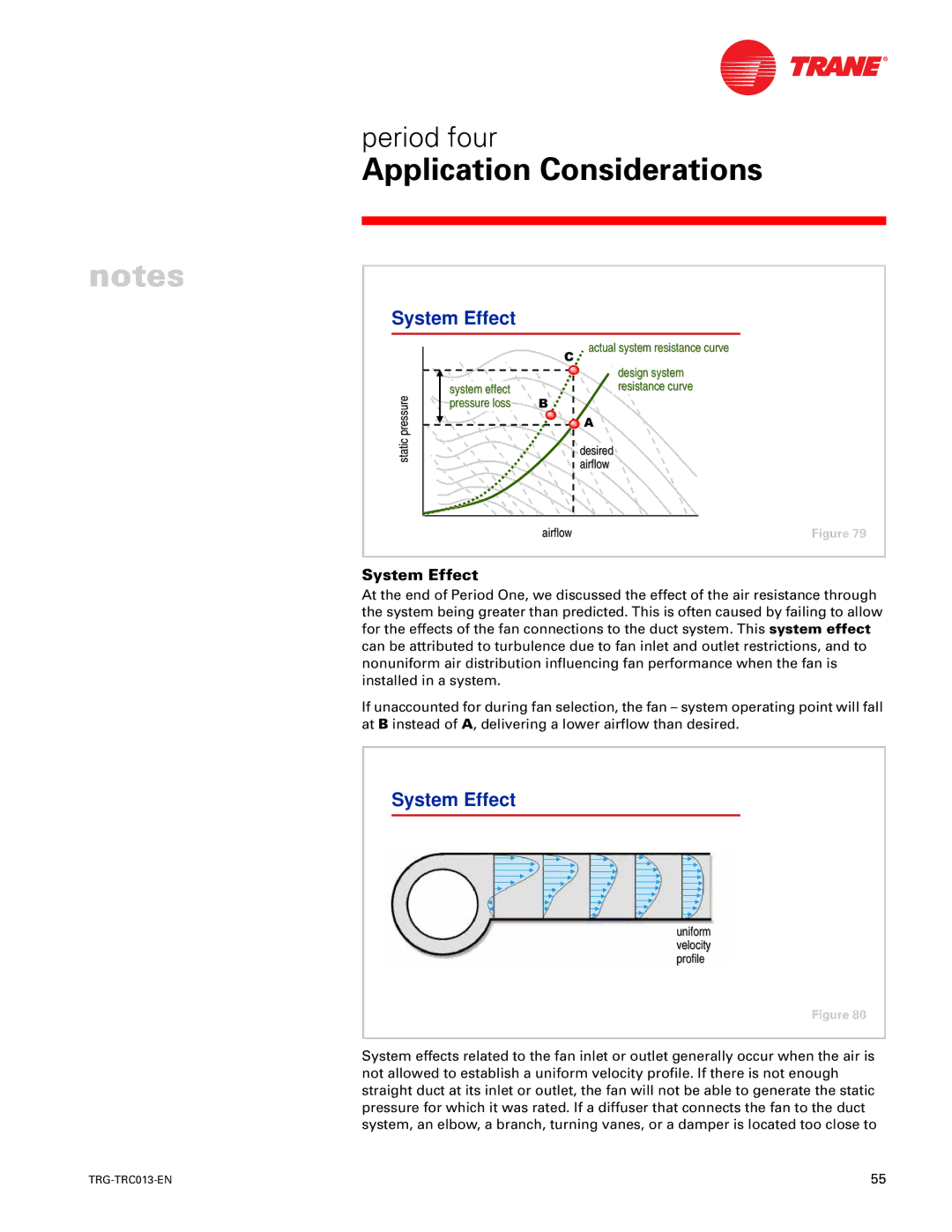 Trane TRG-TRC013-EN manual System Effect 