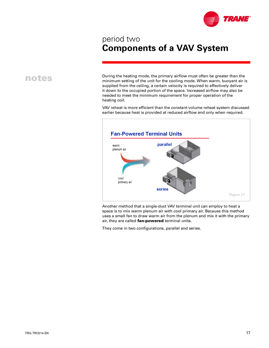 Trane TRG-TRC014-EN manual Fan-Powered Terminal Units, Series 