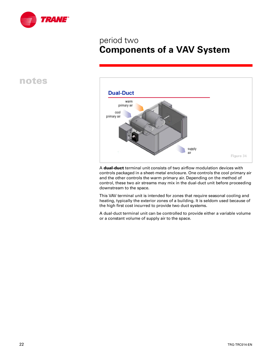 Trane TRG-TRC014-EN manual Dual-Duct 