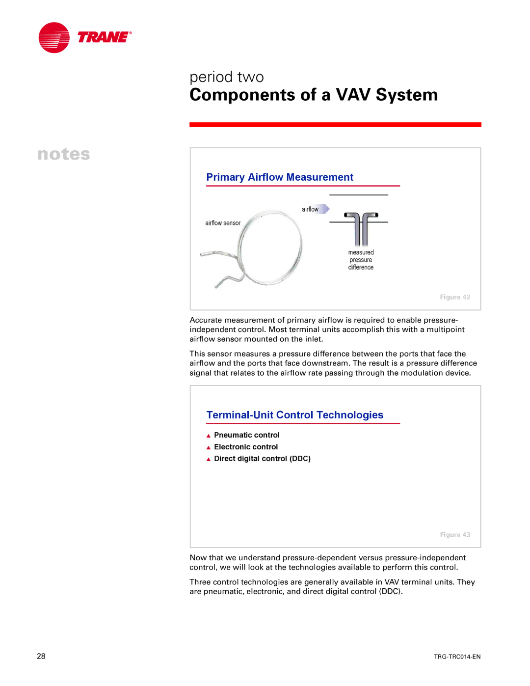 Trane TRG-TRC014-EN manual Primary Airflow Measurement, Terminal-Unit Control Technologies 